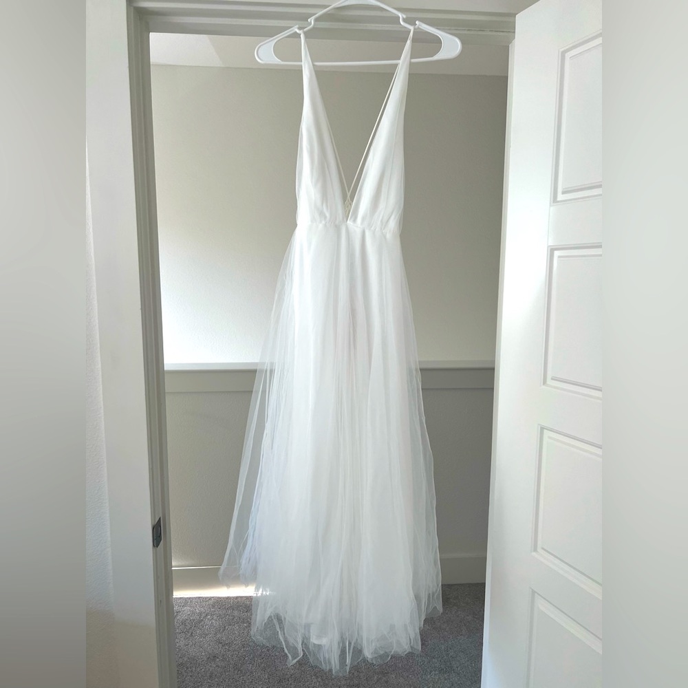 Hello Molly white tulle bridal dress
